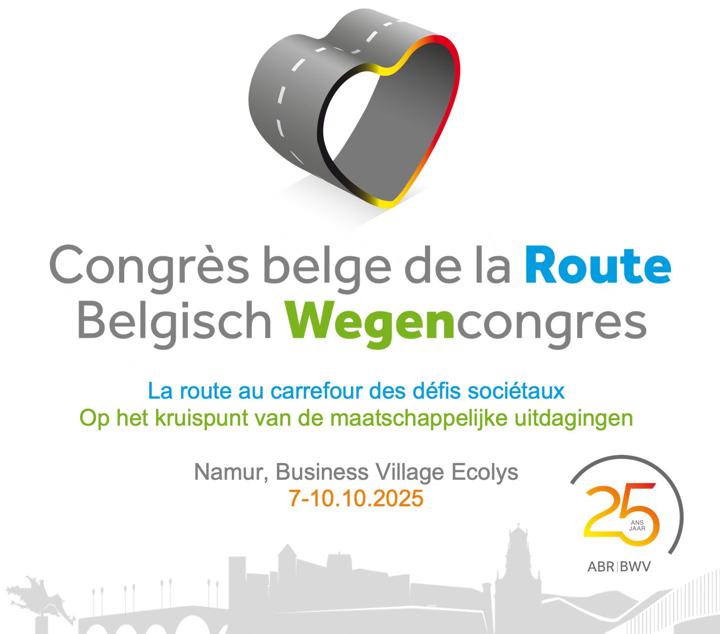 Affiche du prochain congrès belge de la route